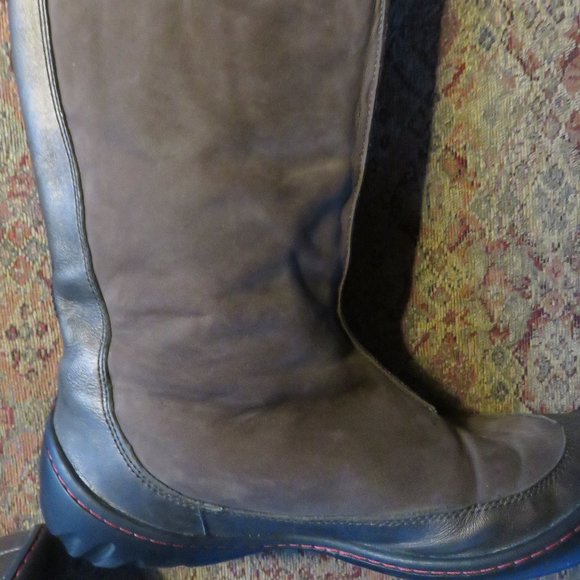 Clarks Privo Kaley brown midcalf low heel boots, size 8 nwot - Picture 3 of 8